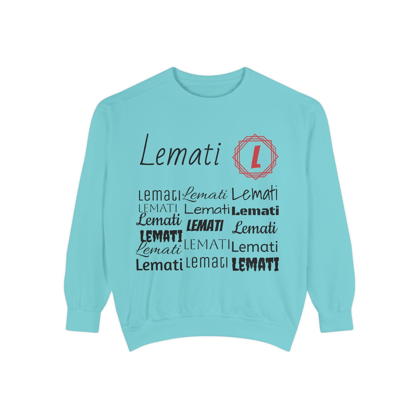 LEMATI Garment-Dyed Sweatshirt