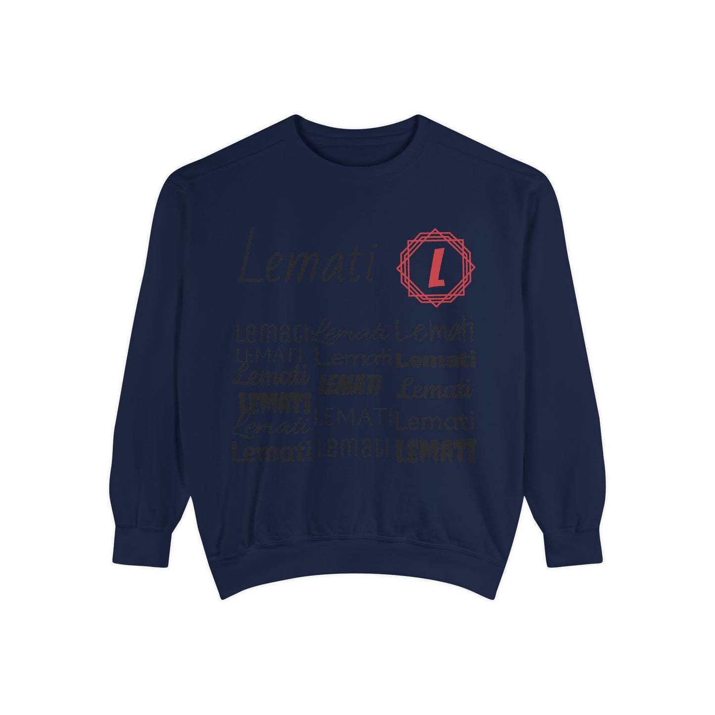 LEMATI Garment-Dyed Sweatshirt