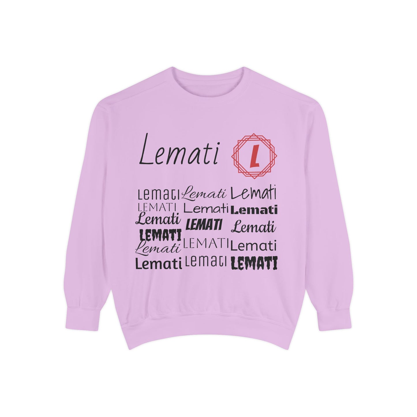 LEMATI Garment-Dyed Sweatshirt